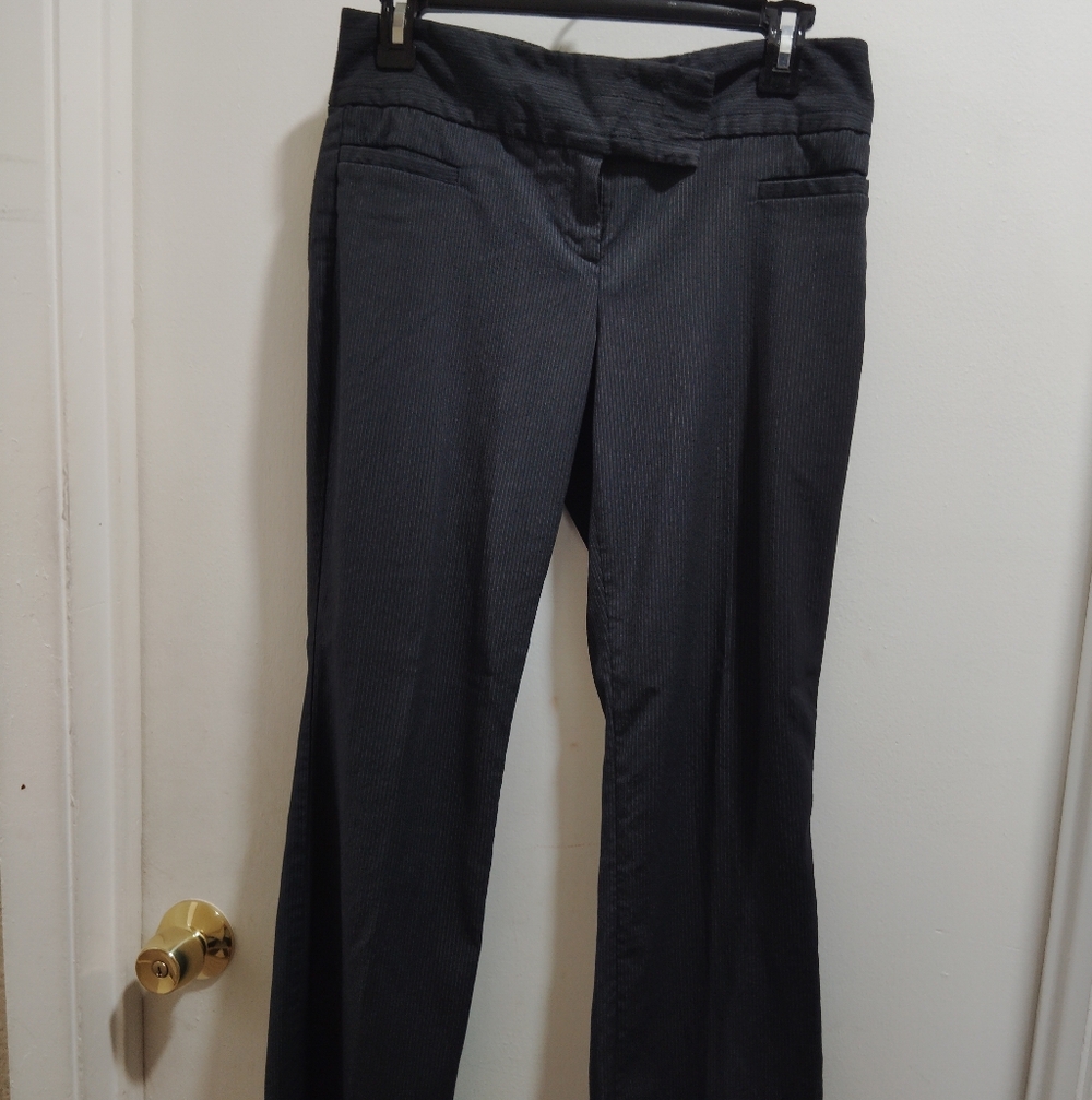 Classic Pinstripe Womens Dress Pants